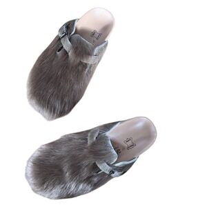 Yuketen Sal 1‎ w/ Crepe Sole - Shaggy clog quiet luxury size 37 or a 6-6.5 women